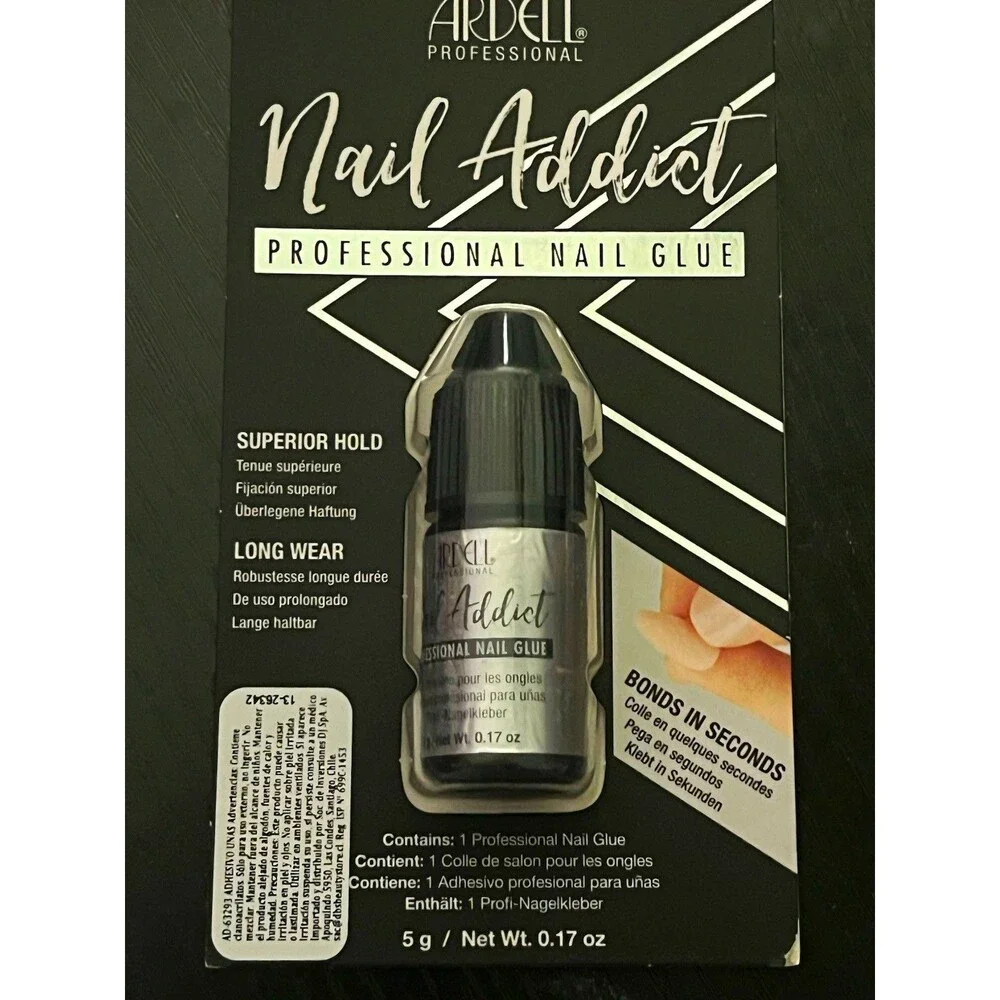 Ardell Nail Addict Professional Clear Long Wear Nail Glue Super Hold 0.17 oz